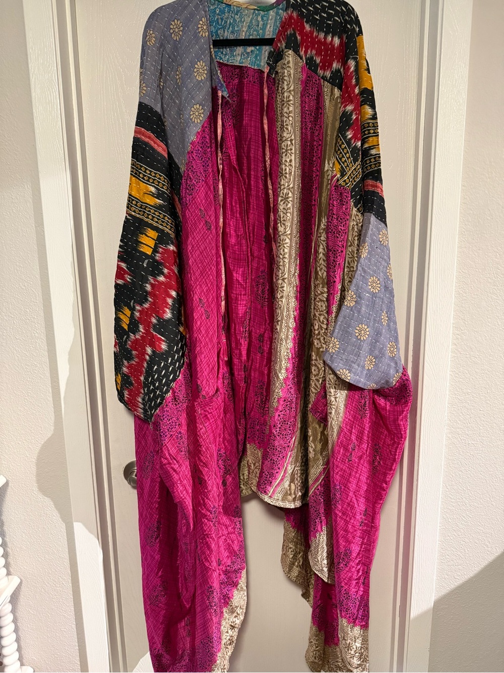 ✨ Stunning ✨ Silk & Kantha Kimono
